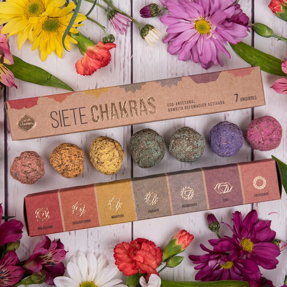 7 Chakras Incense Smudge Bombs - Gizmo Gifts