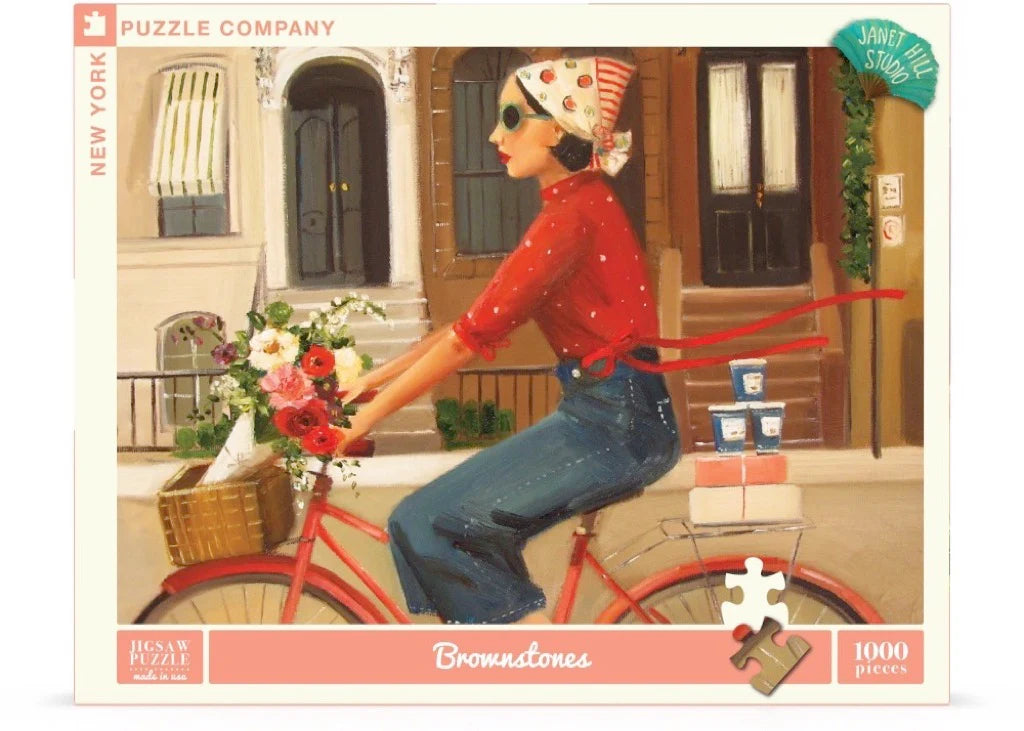 NYPC/ Brownstones 1000 pieces jigsaw puzzles by Janet Hill