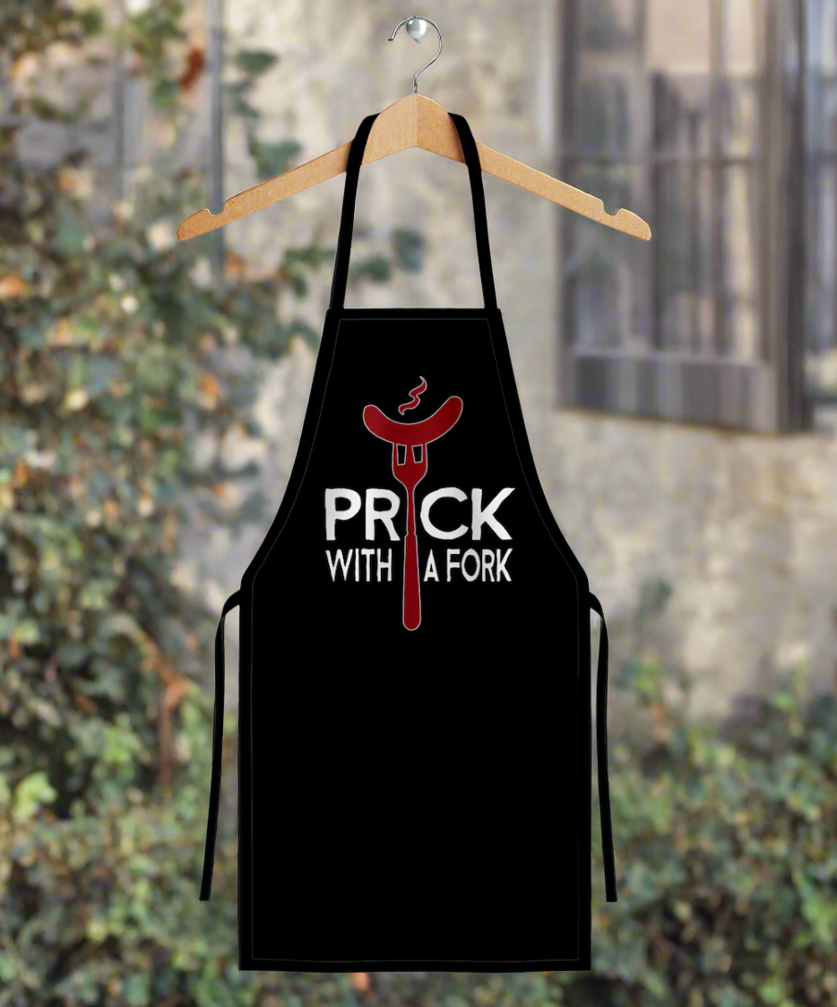 Prick with a fork apron