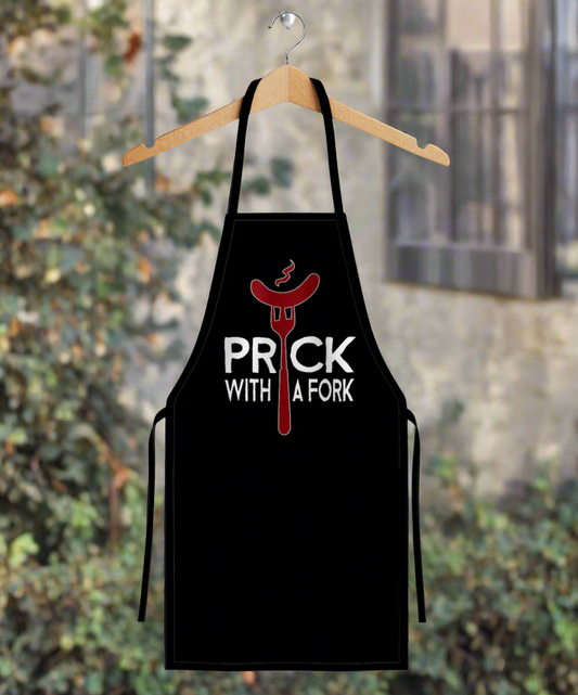 Prick with a fork apron