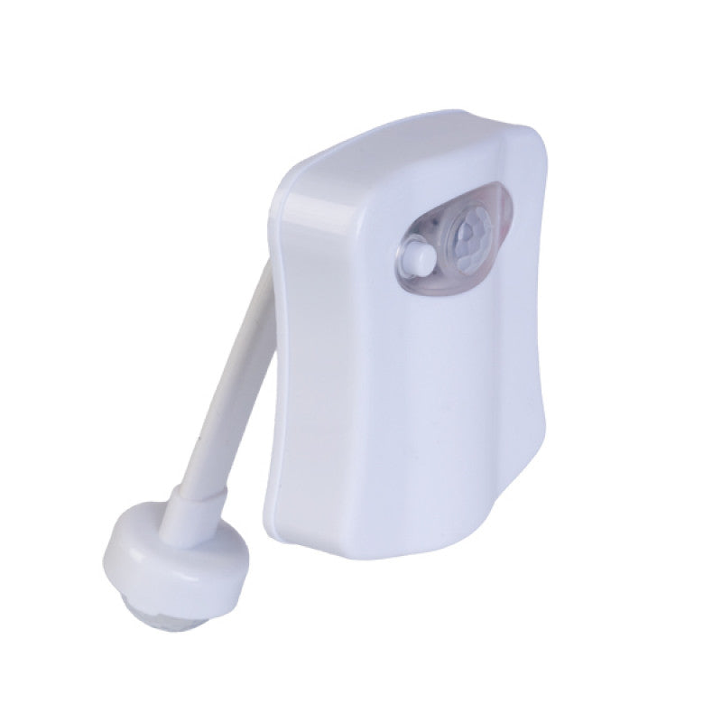 LED Toilet disco light on a white background.