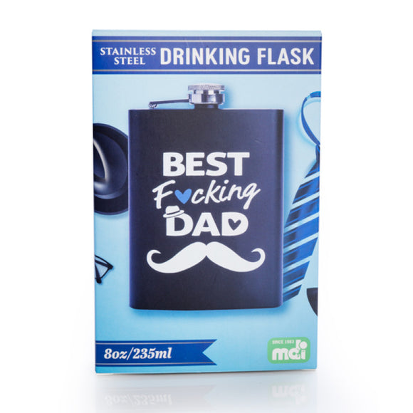 Best F*cking Dad hip flask