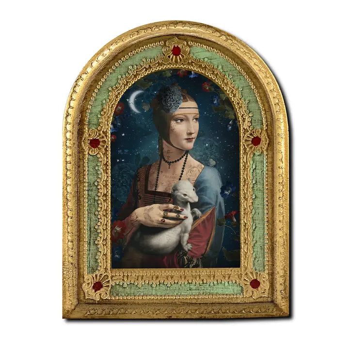 Voglio Bene Cecilia religious wall tablet 16x21cm