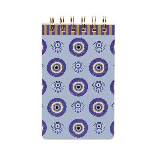 A Dopo evil eye twin wire notepad - Gizmo Gifts