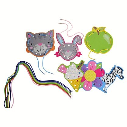 Alphabet lacing cards - Gizmo Gifts