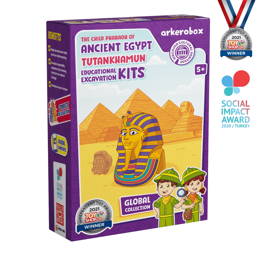 ARKEROBOX Tutankhamun kids excavation activity - Gizmo Gifts