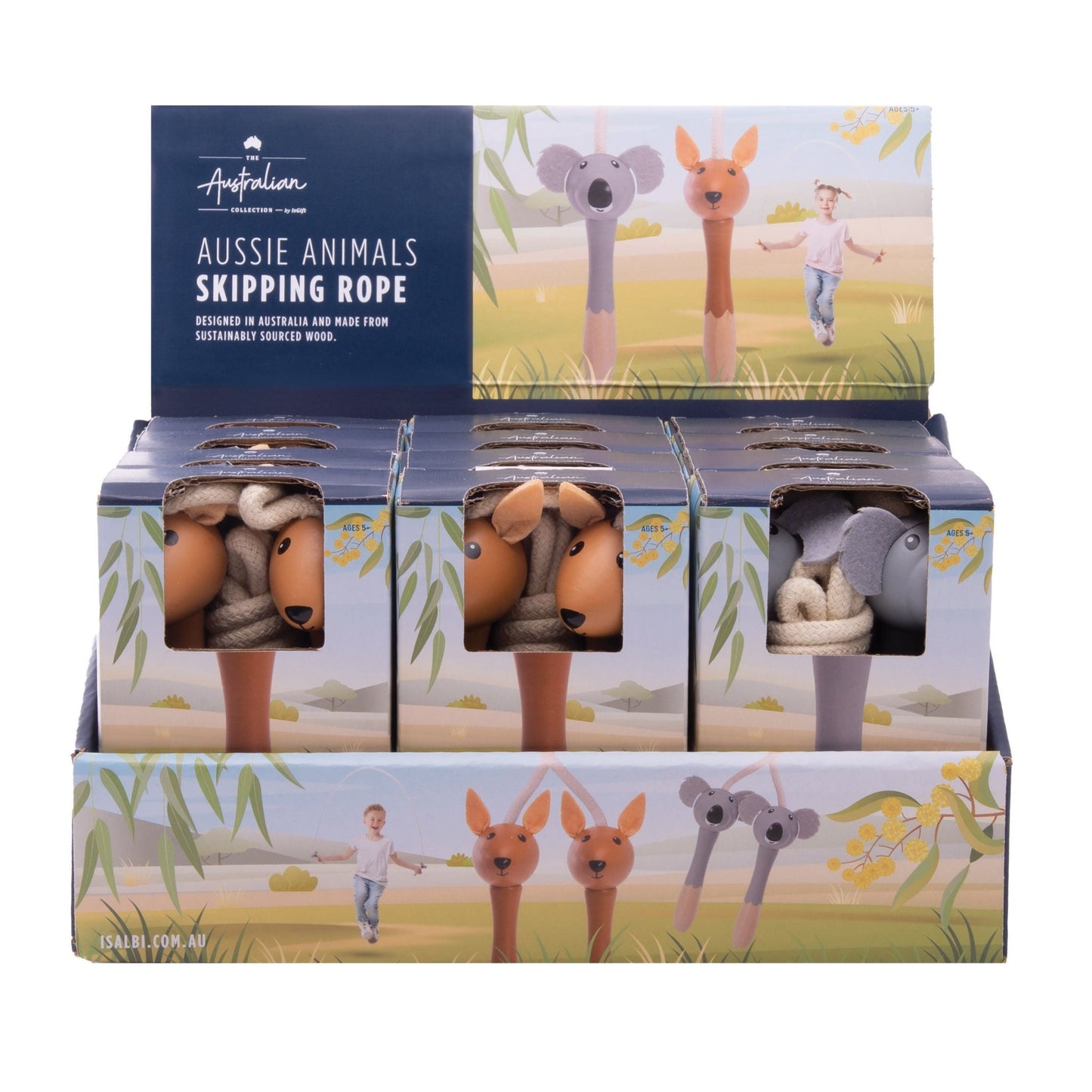 Aussie Animals skipping ropes - Gizmo Gifts