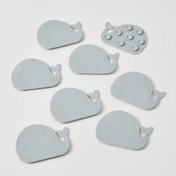 Baby bath anti - slip whale pads(set of 8) - Gizmo Gifts
