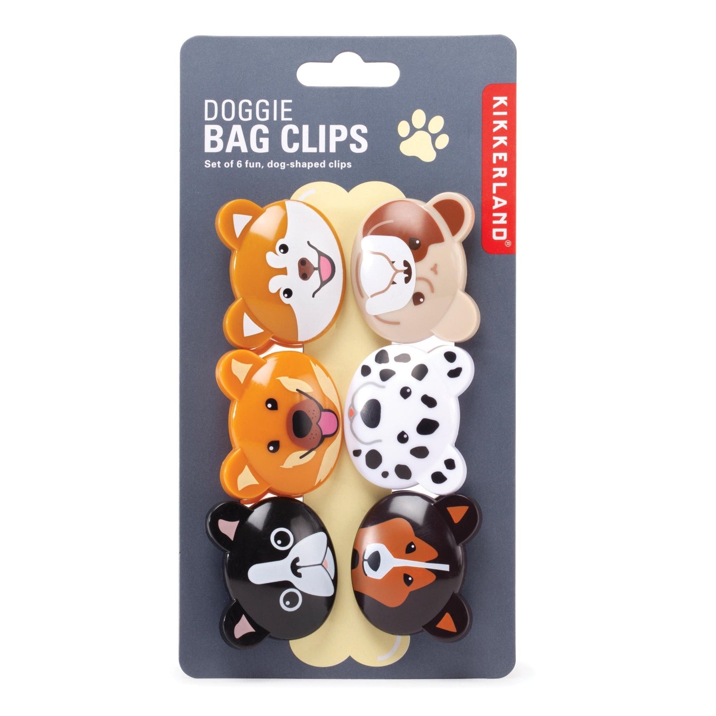 Bag clips - Doggie by Kikkerland - Gizmo Gifts