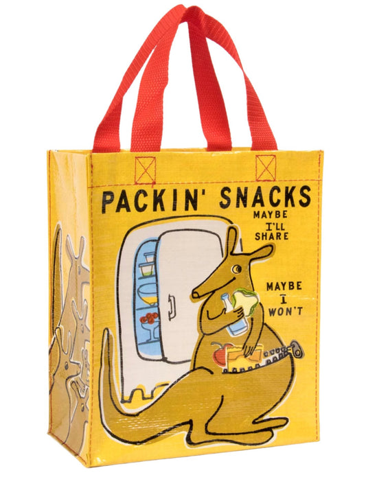 BLUEQ  yellow Lunch bag - Packin snacks on a white background - Gizmo Gifts