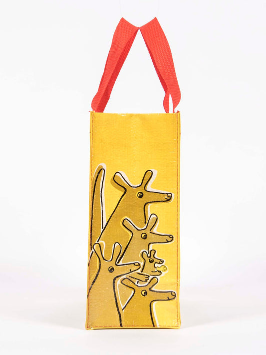 Side view of BLUEQ yellow Lunch bag - Packing snacks - Gizmo Gifts