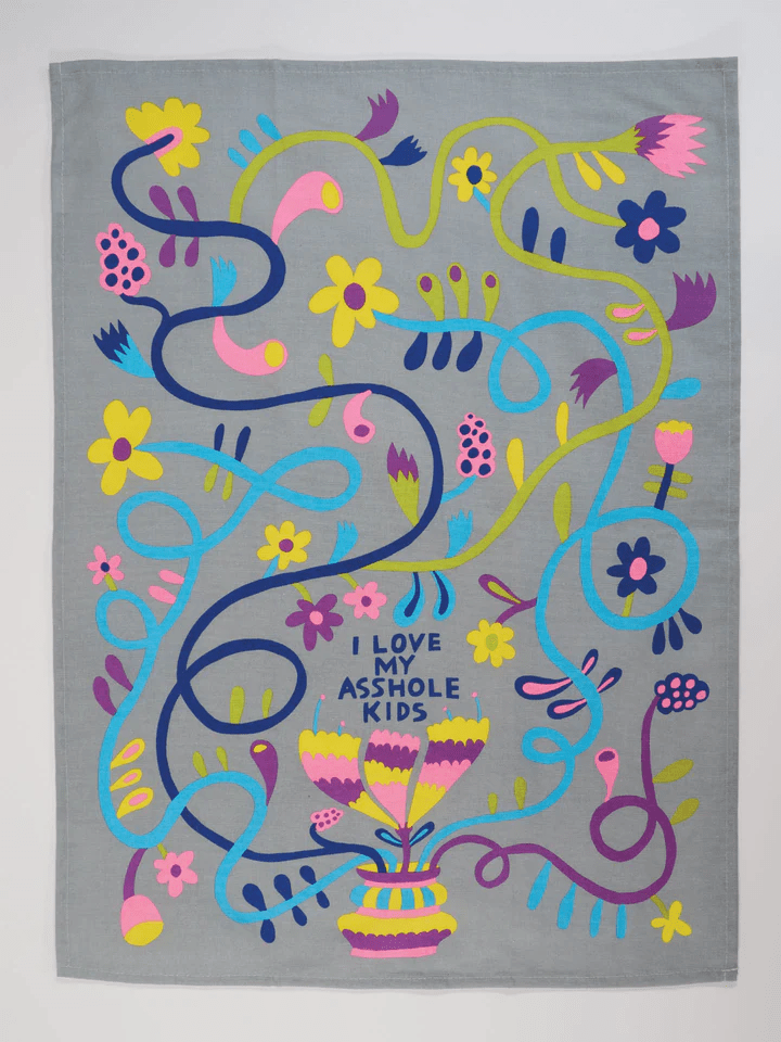 BLUEQ Teatowel - Asshole kids - Gizmo Gifts