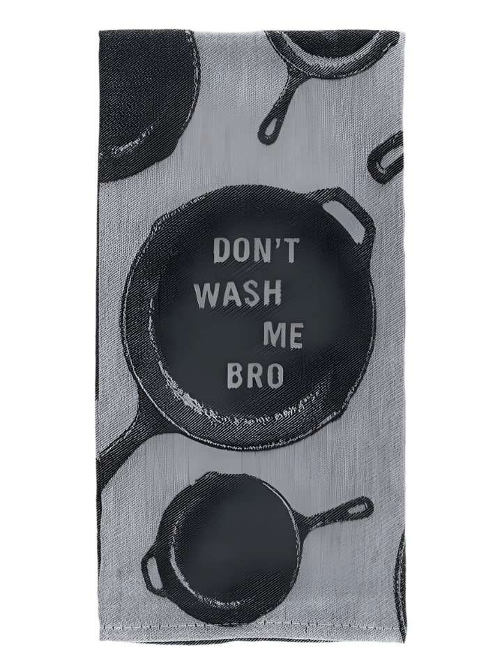 BLUEQ Teatowel - "Don't wash me, Bro" - Gizmo Gifts