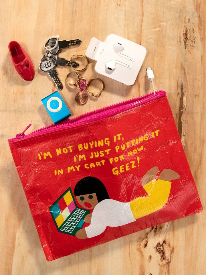Blueq Zipper pouch - I'm not buying it - Gizmo Gifts