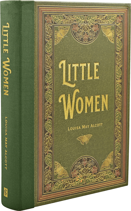 Side profile green Book - Little Women by Louisa May Alcott - Gizmo Gifts