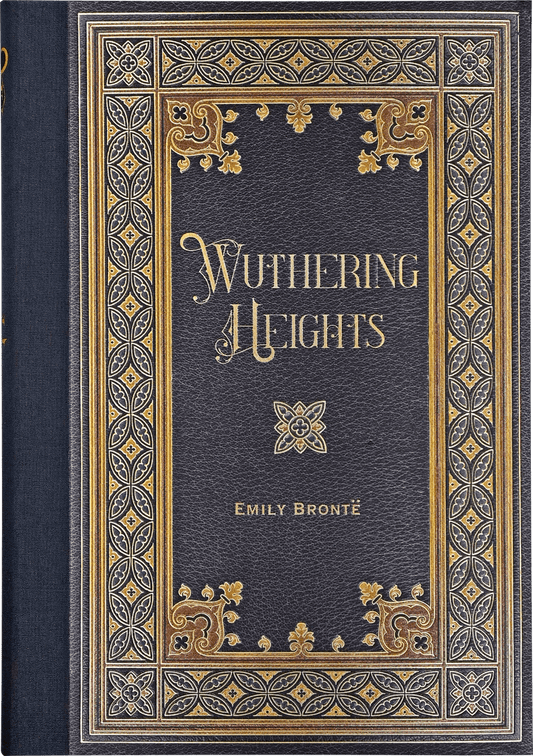 Blue hardcover Book - Wuthering Heights by Emily Bronte - Gizmo Gifts
