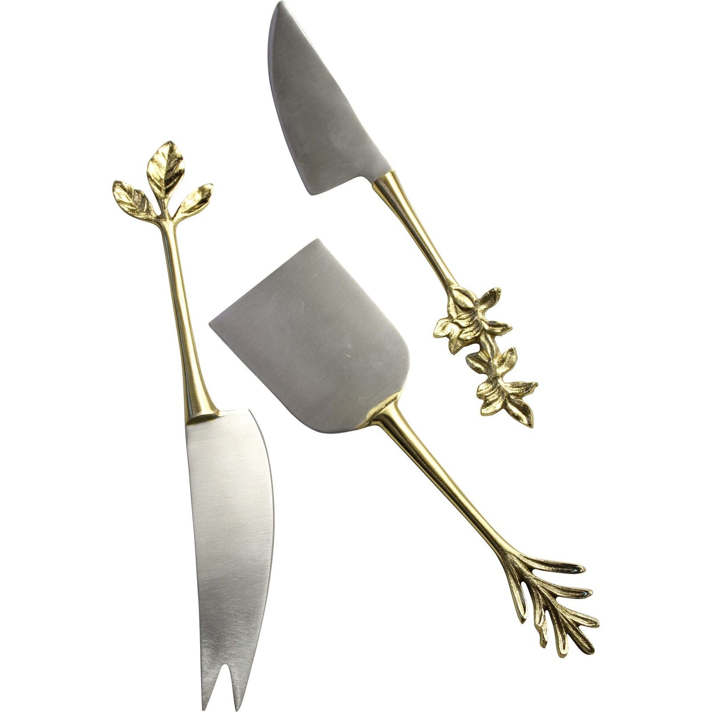 Botanical Cheese knives set of 3 - Gizmo Gifts