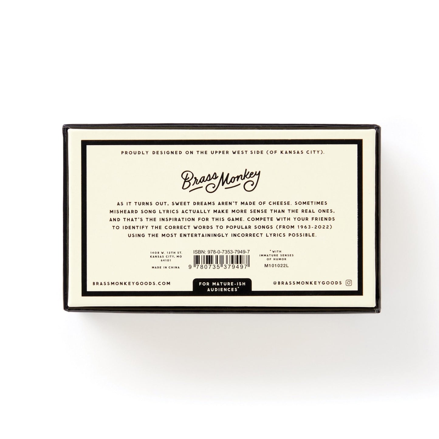 Brass Monkey Misunderstood Songs game - Gizmo Gifts