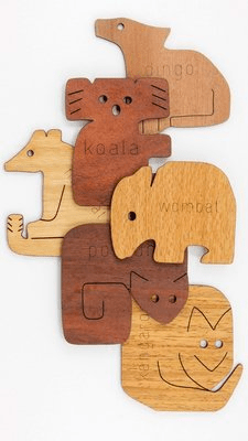 Buttonworks Aussie animal shaped coasters - Gizmo Gifts