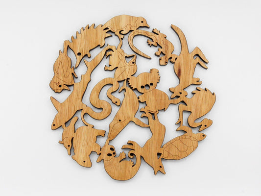 Buttonworks Australian animals trivet - Gizmo Gifts