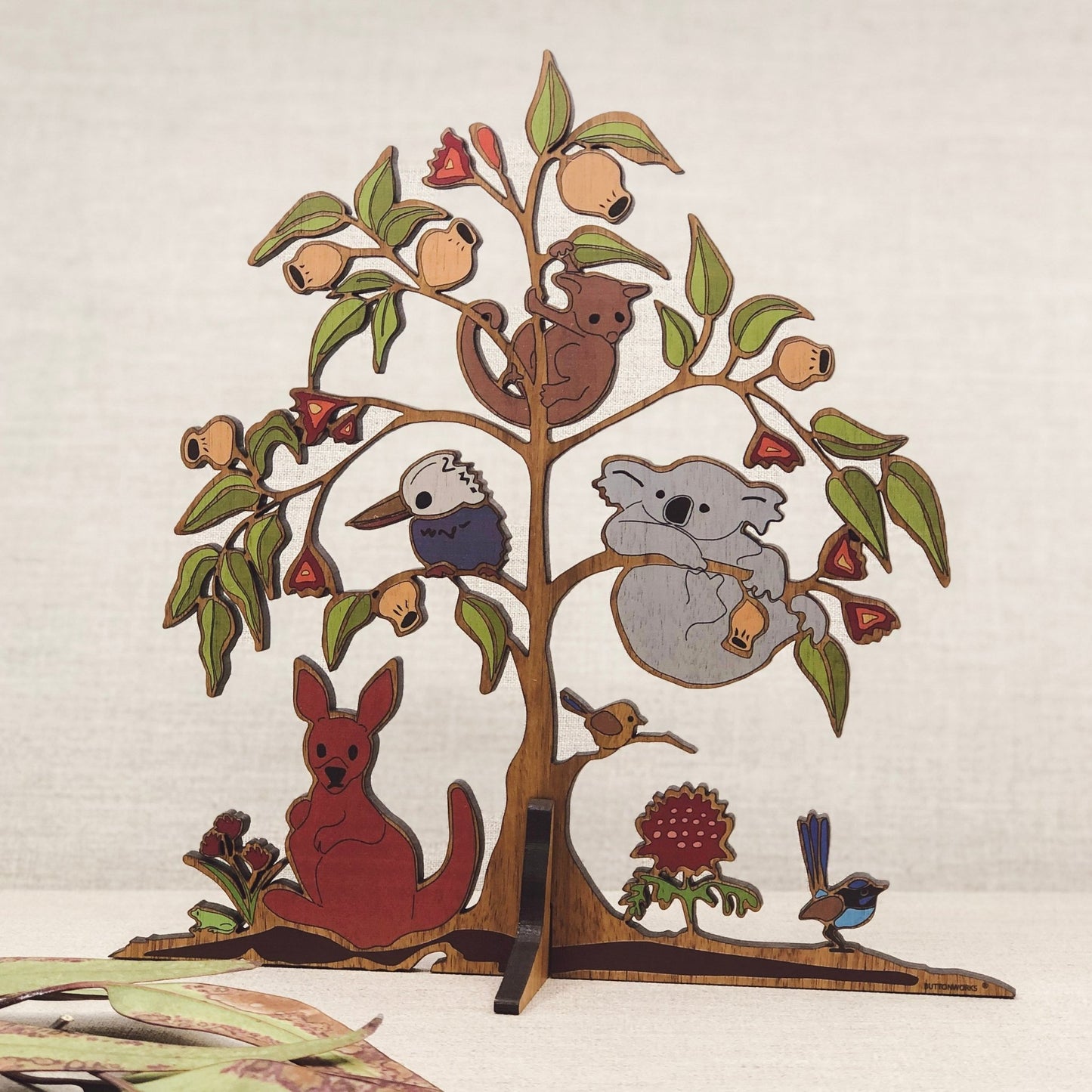 Buttonworks- Australian- wildlife- tree - Gizmo Gifts