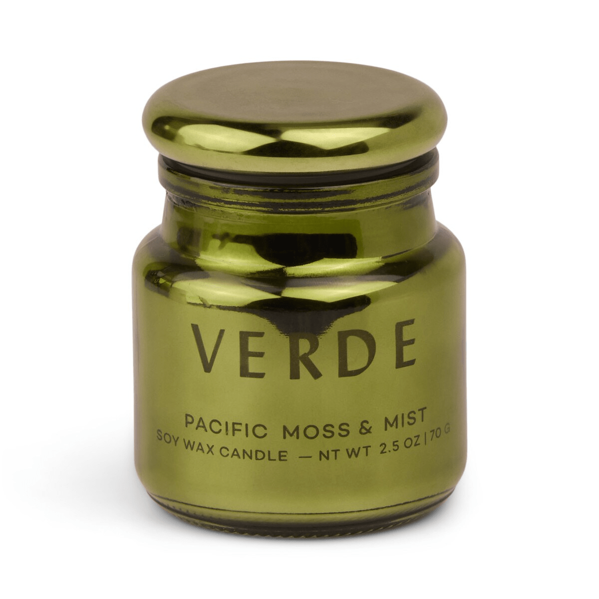 Candle - Paddywax Verde Green Metallic 71g - Pacific Moss - Gizmo Gifts