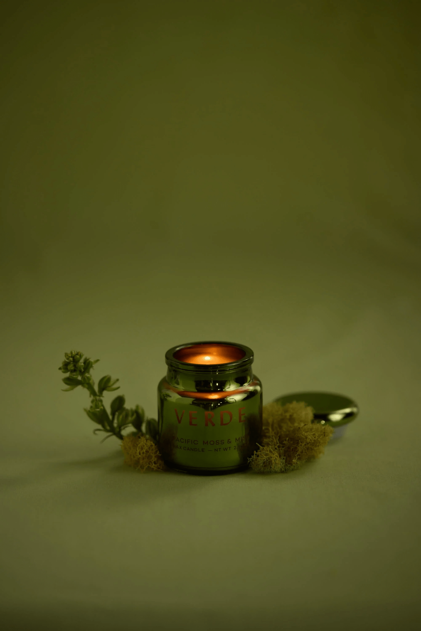 Candle - Paddywax Verde Green Metallic 71g - Pacific Moss - Gizmo Gifts