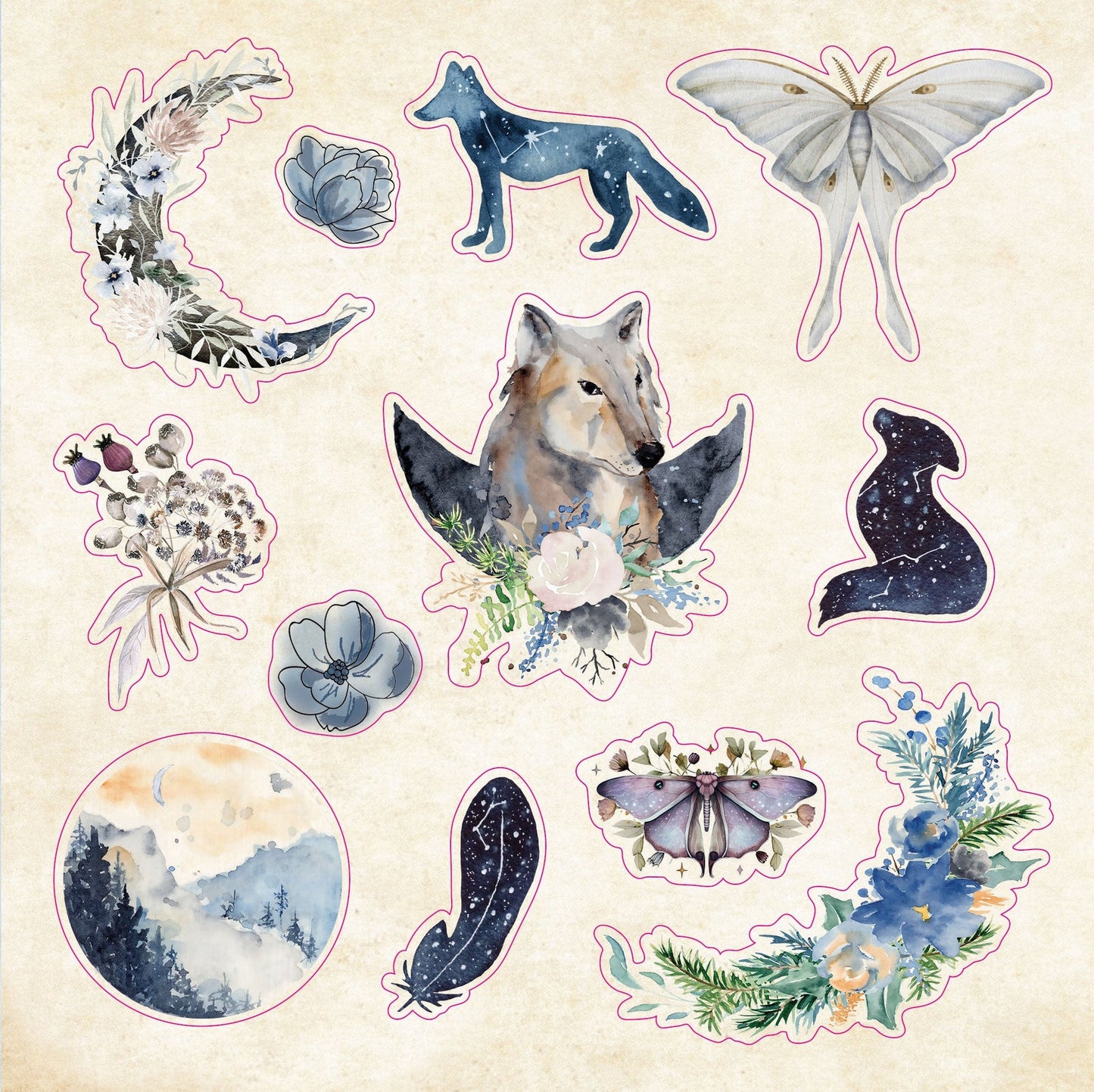 Celestial Wonders sticker book