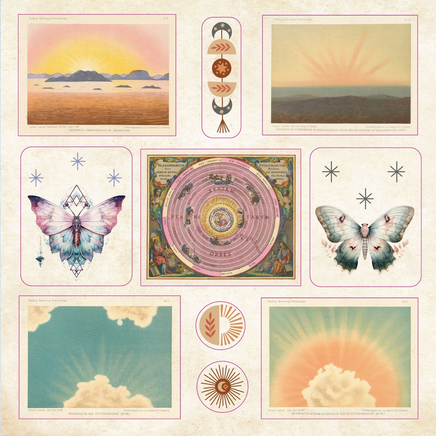 Celestial Wonders sticker book
