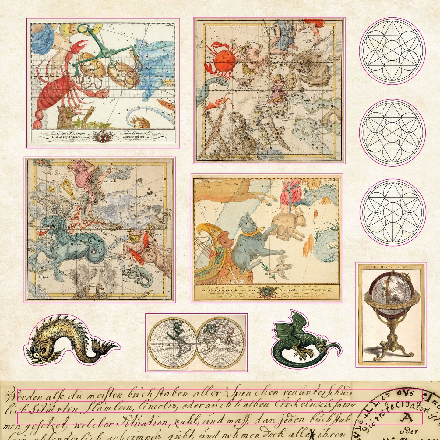 Celestial Wonders sticker book