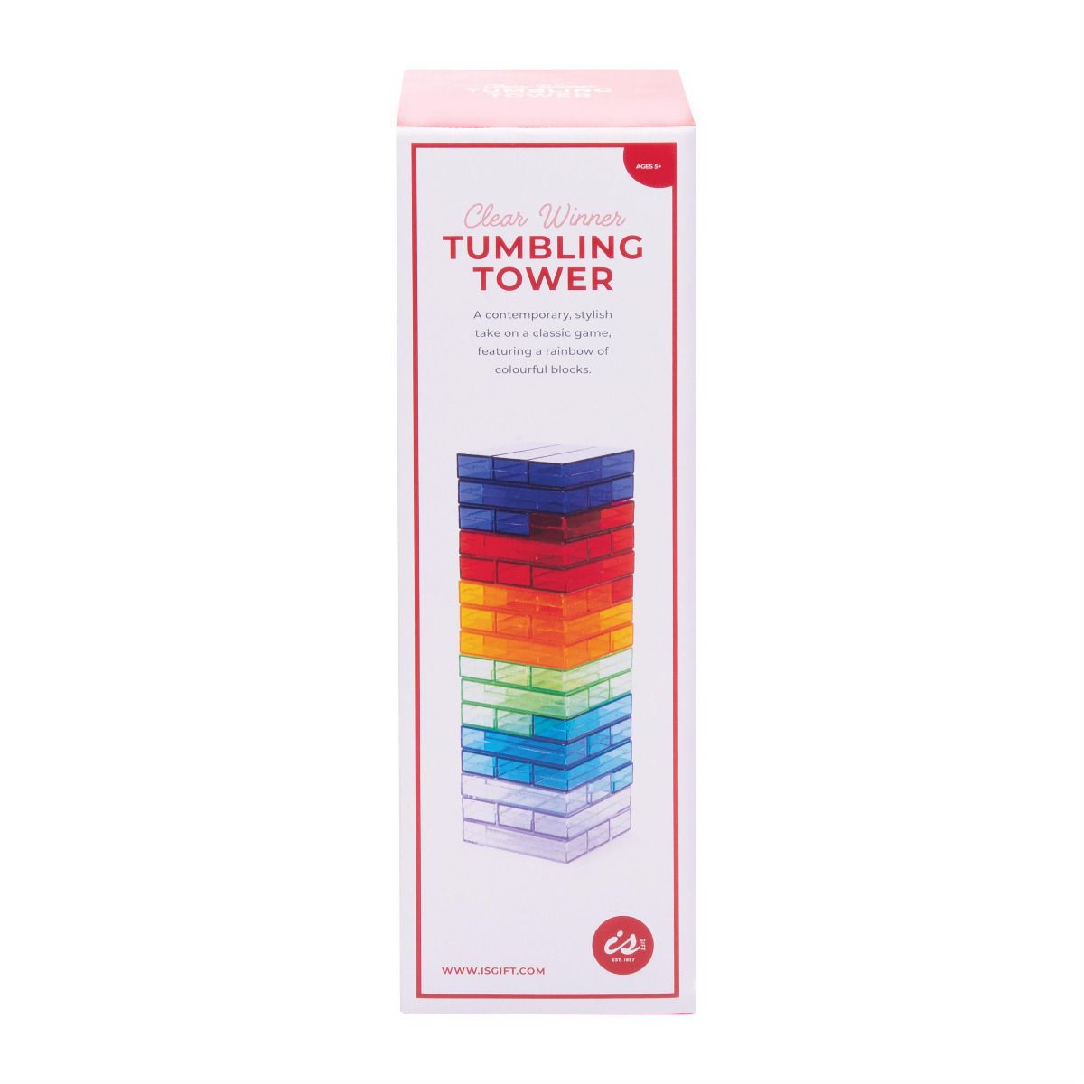 Clear winner tumbling blocks - Gizmo Gifts