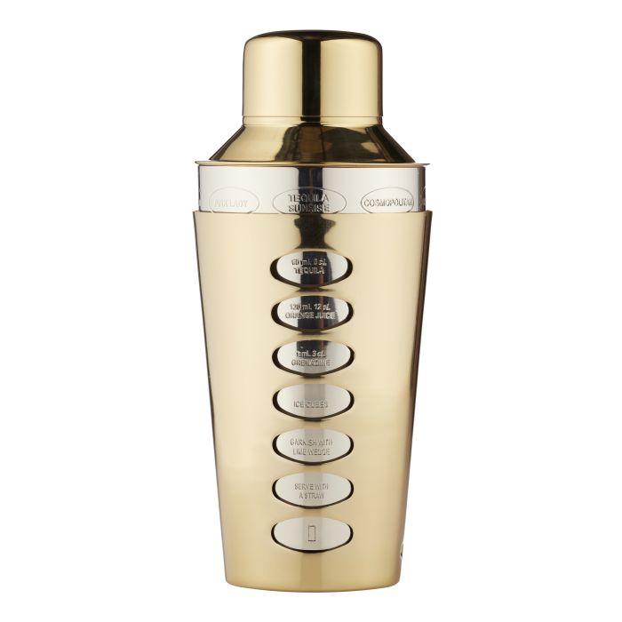 Cocktail shaker with recipes - Wesley - Gizmo Gifts