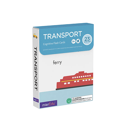 Cognitive Flash cards - Transport by mierEdu - Gizmo Gifts