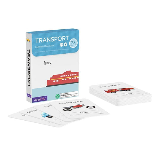 Cognitive Flash cards - Transport by mierEdu - Gizmo Gifts