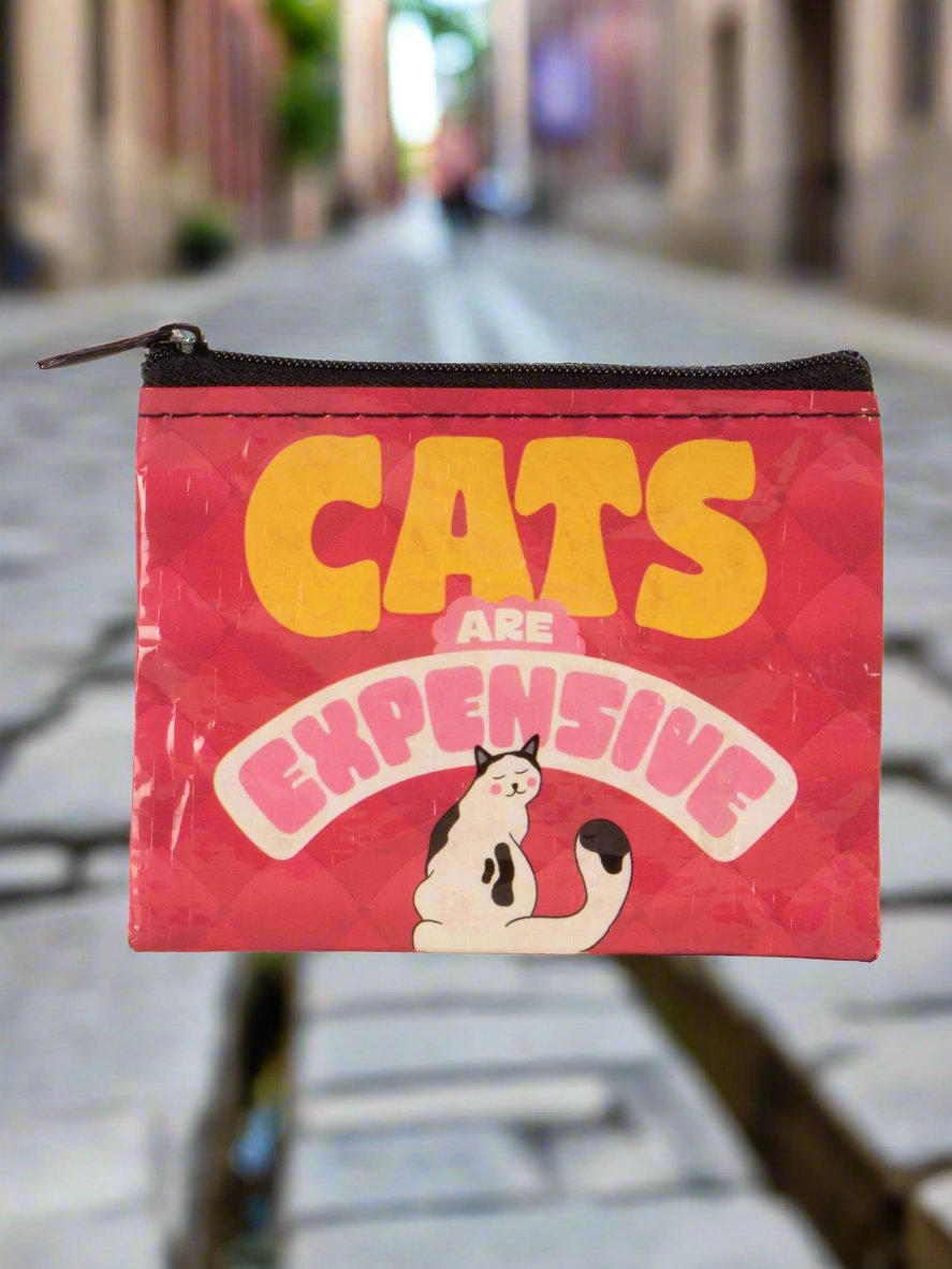 Coin purse - Cats are expensive