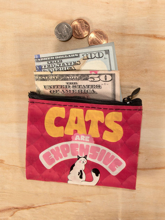 Coin purse - Cats are expensive