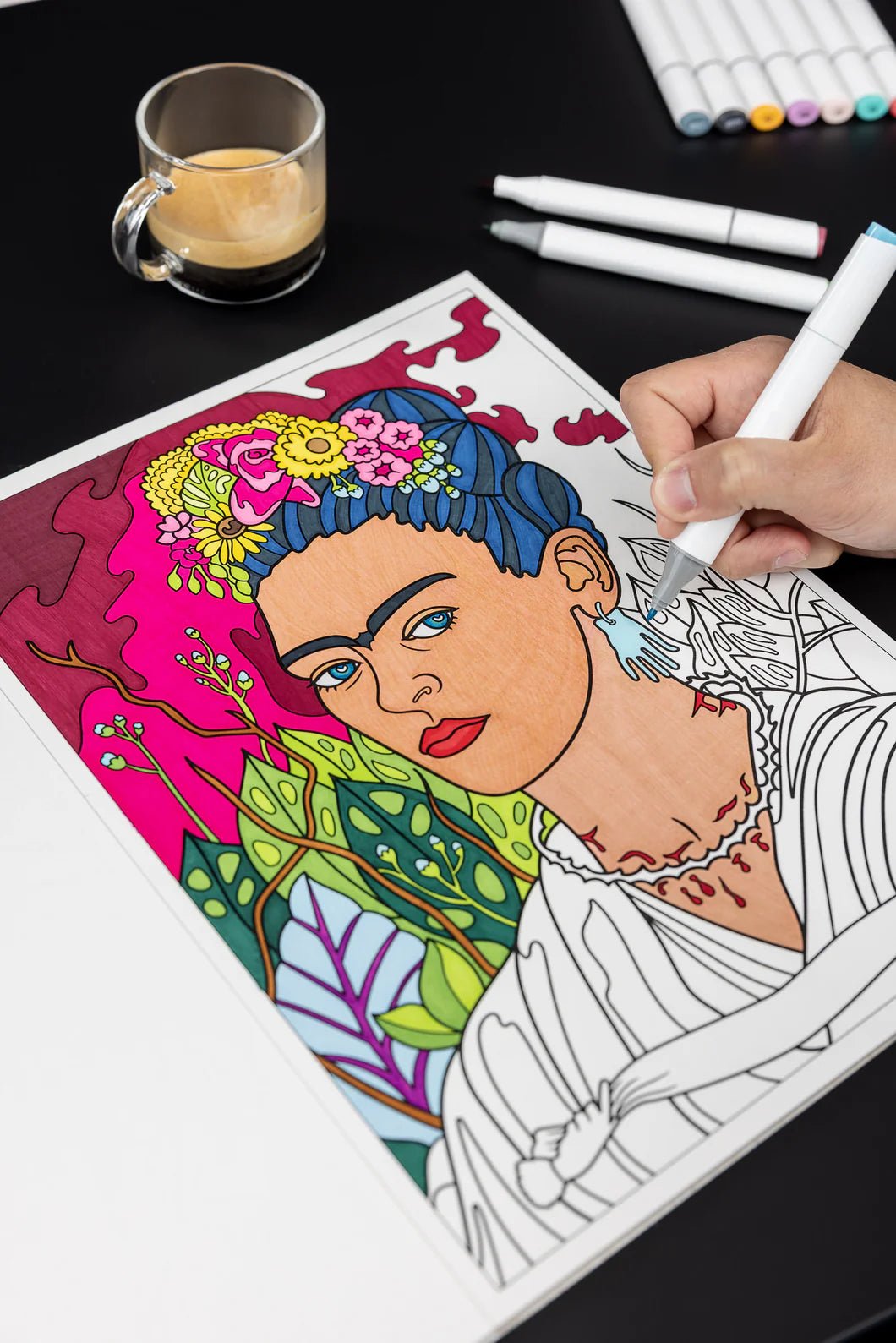 Colouring Book - Frida Kahlo by Today is Art Day - Gizmo Gifts