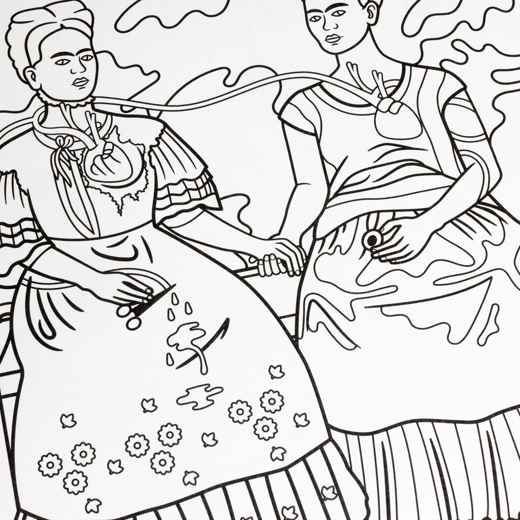 Colouring Book - Frida Kahlo by Today is Art Day - Gizmo Gifts