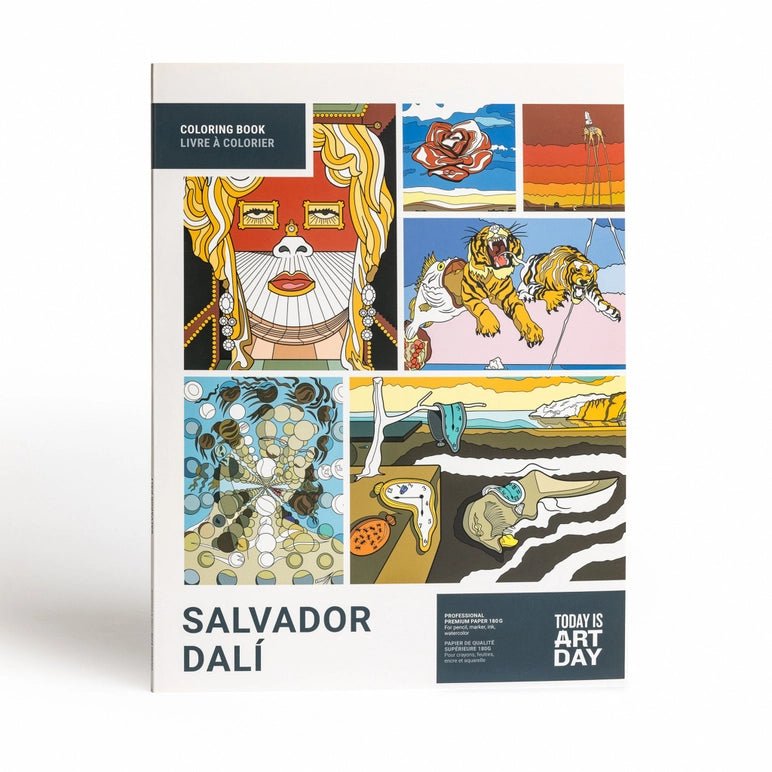 Colouring book - Salvador Dali by Today is Art Day - Gizmo Gifts