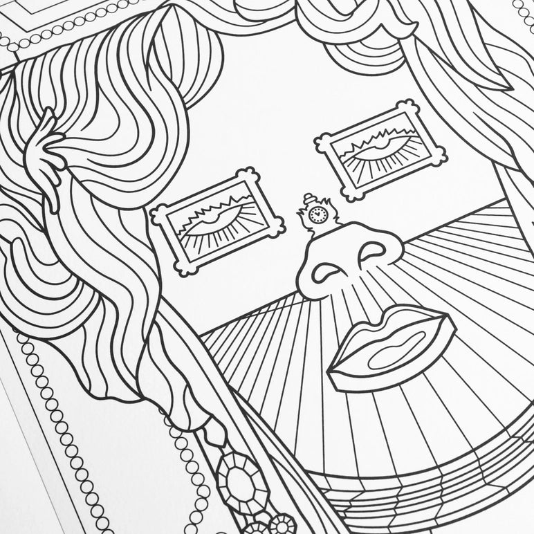 Colouring book - Salvador Dali by Today is Art Day - Gizmo Gifts