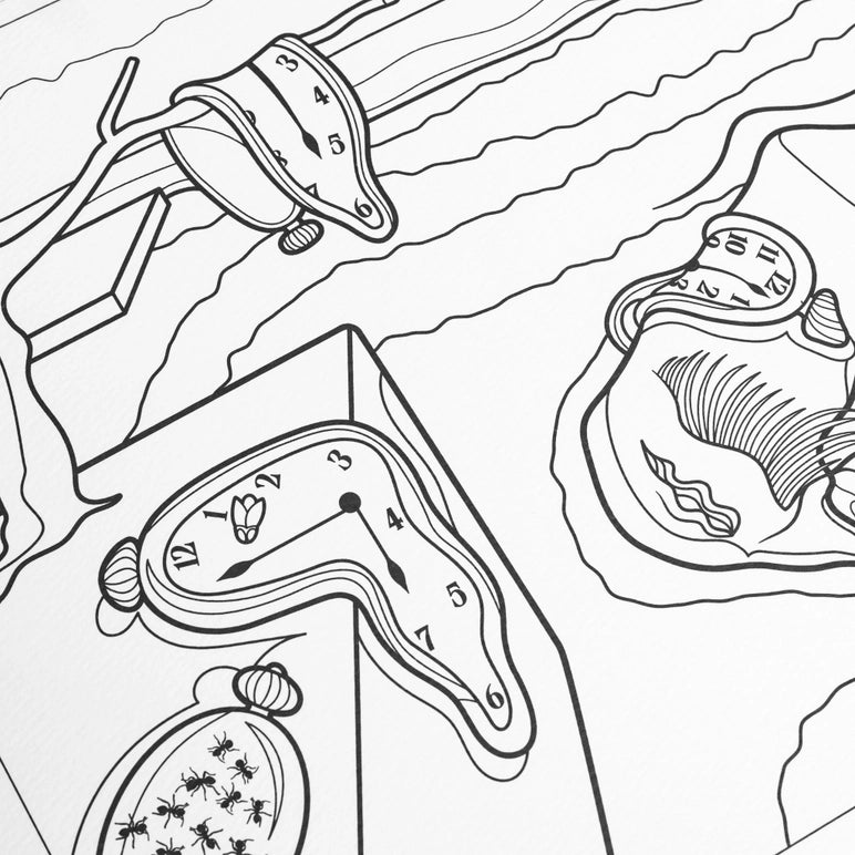 Colouring book - Salvador Dali by Today is Art Day - Gizmo Gifts