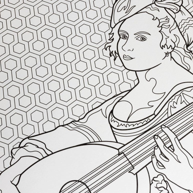 Colouring book - Women in art by Today is Art Day - Gizmo Gifts
