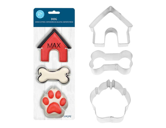 Cookie cutters - Dog set/3 - Gizmo Gifts