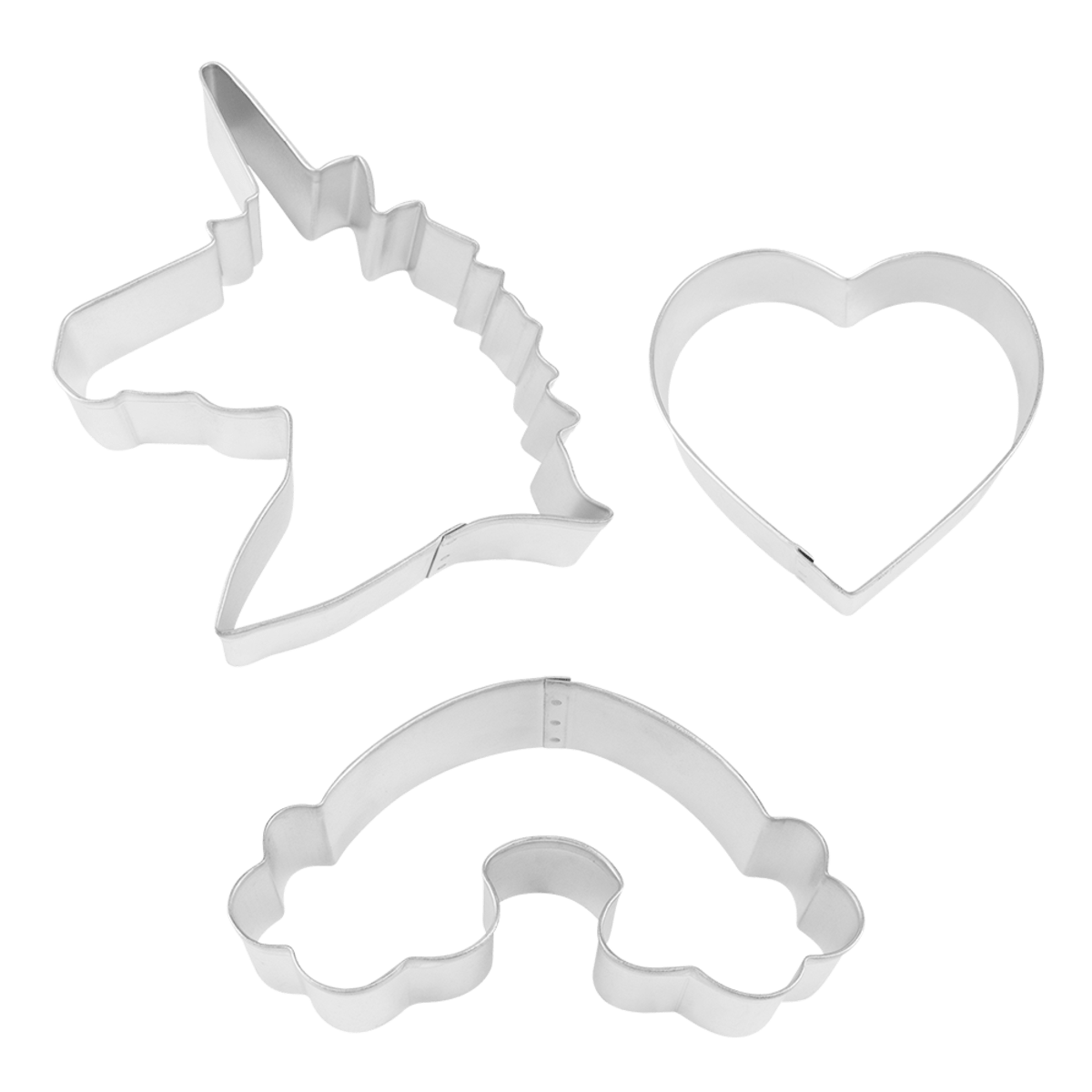 Cookie cutters - Unicorn set/3 - Gizmo Gifts