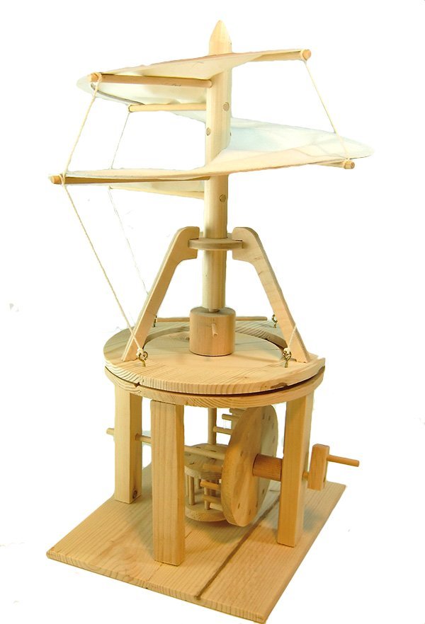 Da Vinci Helicopter wooden kit - Gizmo Gifts