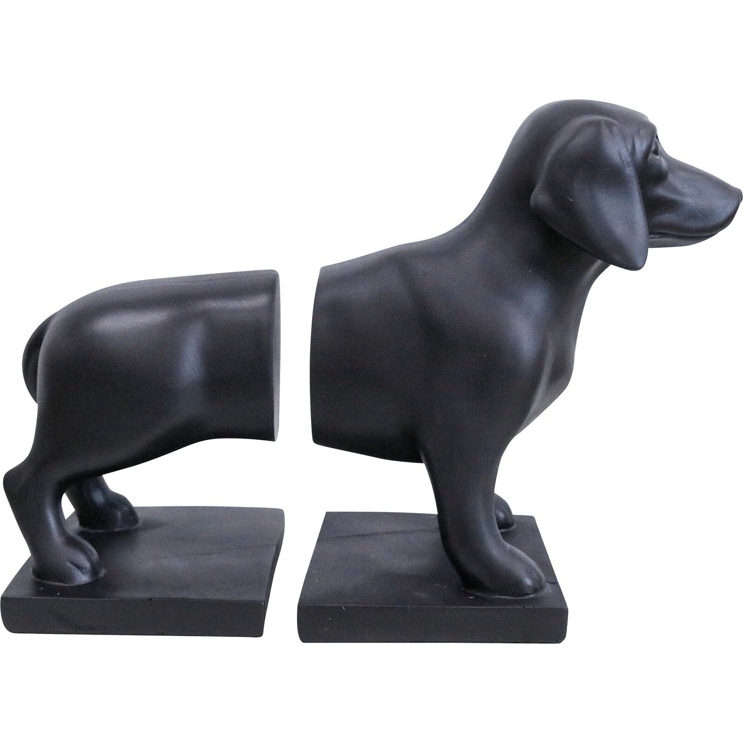 Dachshund black bookends( In - store Only) - Gizmo Gifts