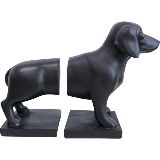 Dachshund black bookends( In - store Only) - Gizmo Gifts