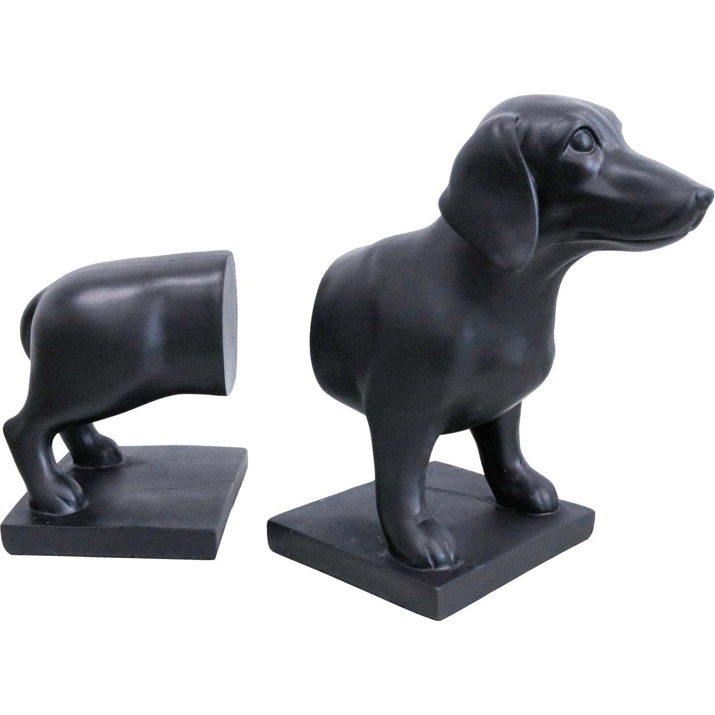 Dachshund black bookends( In - store Only) - Gizmo Gifts