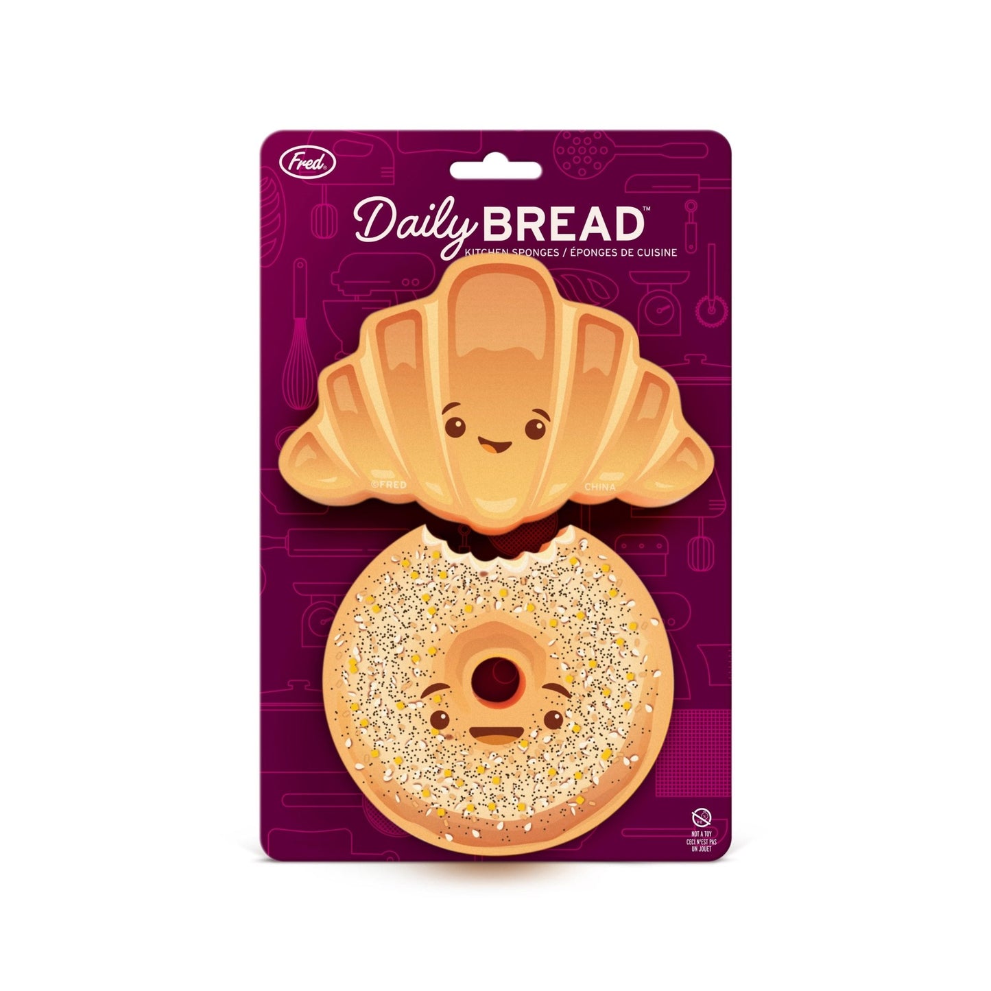 Daily Bread sponges 2 piece set by Fred - Gizmo Gifts