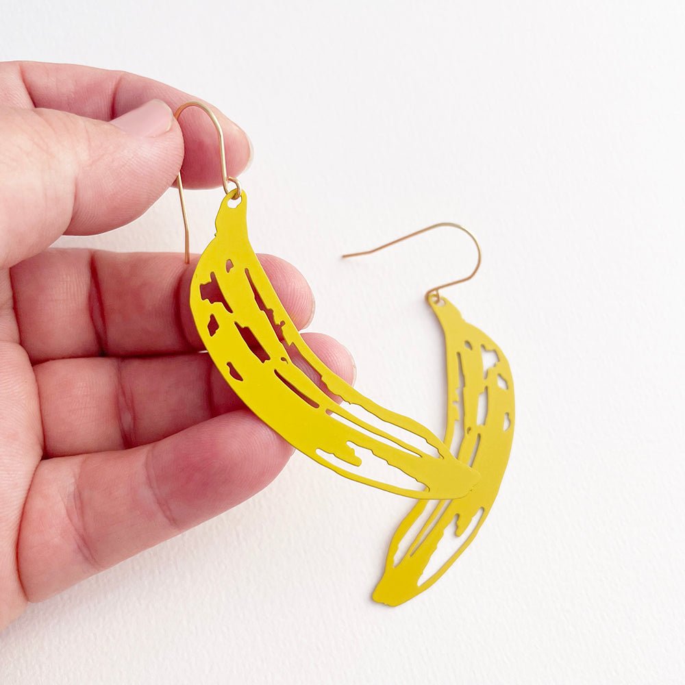DENZ earrings - bananas - Gizmo Gifts